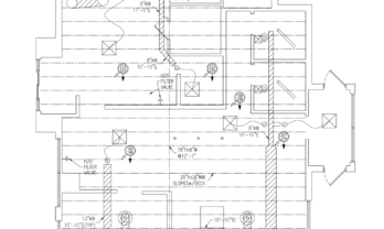 Retail Above Ceiling Plan Checklist Coffee Shop