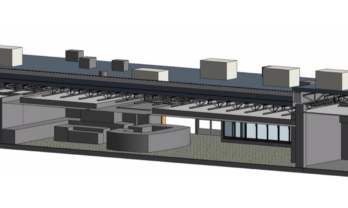 Travel Center Revit Model Interior View